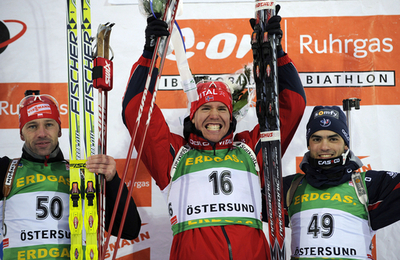 スベンセン 男子10キロメートル・スプリントを制す、バイアスロンW杯