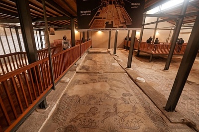 ビザンツ帝国時代の教会、一般公開 ガザ地区