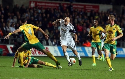 スウォンジー、クバンとドローで3連勝ならず ヨーロッパリーグ 