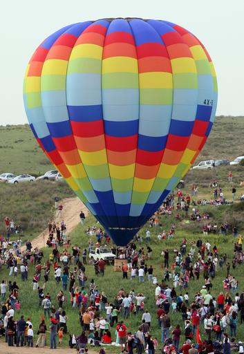 イスラエルで熱気球大会