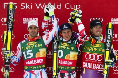 マイヤー、滑降に続きスーパー大回転を制す アルペンスキーW杯