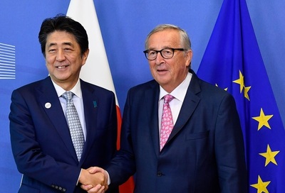 日EU、インフラ整備の連携強化 中国「一帯一路」に対抗