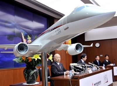 三菱重工、米国で国産初旅客ジェット機の営業活動開始へ