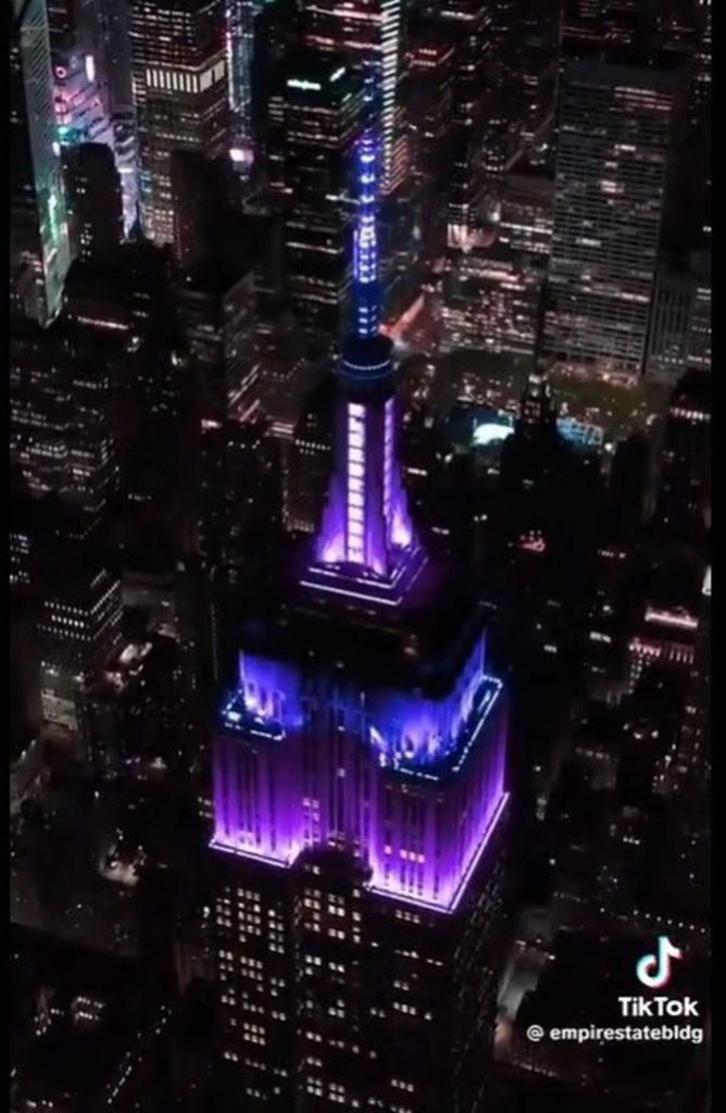 Empire State Building TikTok, BigHit Music (c)STARNEWS