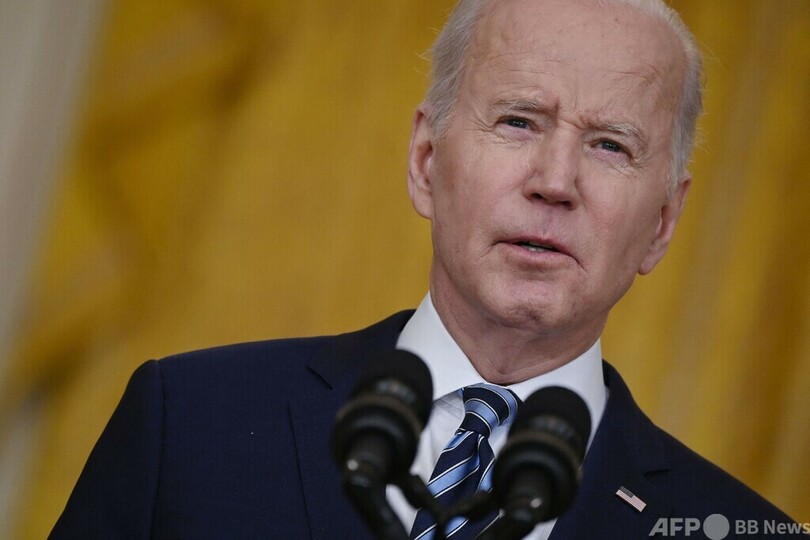 米大統領、対ロシア追加制裁を発表 ウクライナ派兵は否定