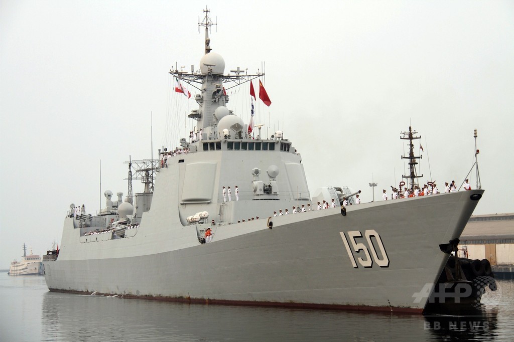 中国海軍の艦艇、イラン初訪問 関係緊密化をアピール 写真2枚 国際ニュース:AFPBB News