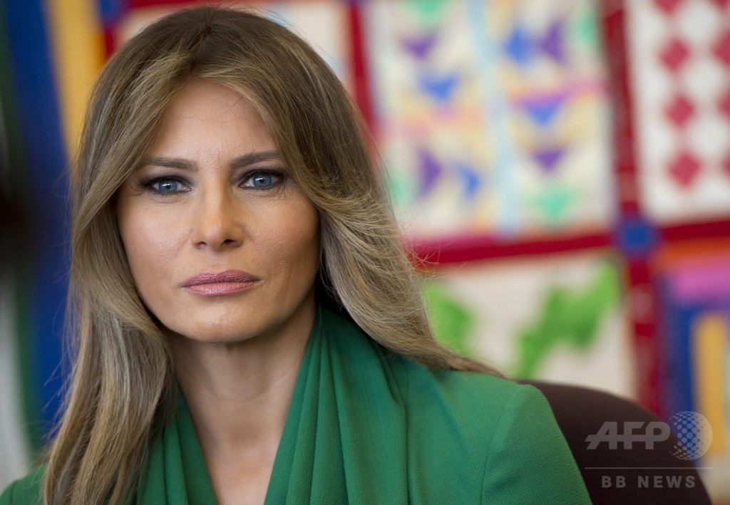 親子を引き離す米移民政策は中止を、メラニア夫人が異例の政治的発言 親子を引き離す米移民政策は中止を、メラニア夫人が異例の政治的発言