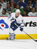 パックを運ぶメープルリーフスのジェイソン・ブレイク（%%Jason Blake%%）。(c)AFP/Getty Images Phillip MacCallum