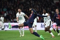 サッカーフランス杯準々決勝、パリ・サンジェルマン対ニース。先制点を決めるパリ・サンジェルマンのキリアン・エムバペ（2024年3月13日撮影）。(c)FRANCK FIFE / AFP