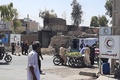 アフガニスタンの旧支配勢力タリバンが制圧した南西部ニムルズ州の州都ザランジ（2021年8月7日撮影）。(c)AFP