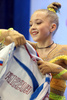 13-14フィギュアスケートGPシリーズ開幕戦スケート・アメリカ（Skate America 2013）、女子シングル・ショートプログラム（SP）。演技に臨むエレーナ・ラディオノワ（Elena Radionova、2013年10月19日撮影）。(c)AFP/Getty Images/Dave Reginek