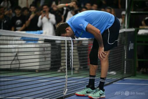 デルポトロ、引退試合でジョコと対戦 最後は二人で涙 写真14枚 国際