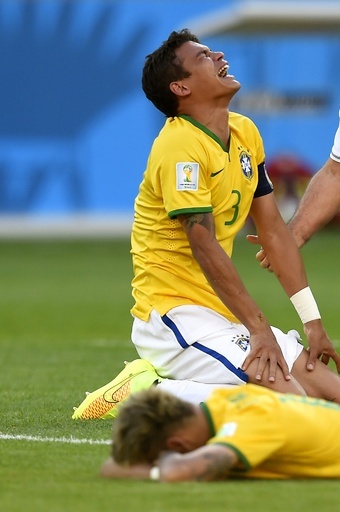 ブラジルの主将シウバ、泣くのは悪いことじゃない