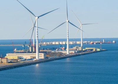 中国初の「炭素排出ゼロ港」 山東省濰坊市に完成