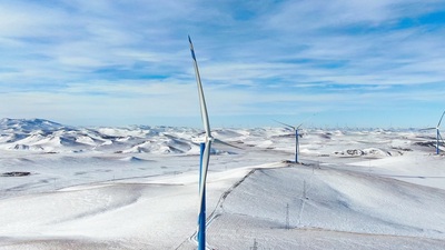 中国最大規模の陸上風力発電基地がフル稼働 内モンゴル自治区興安盟