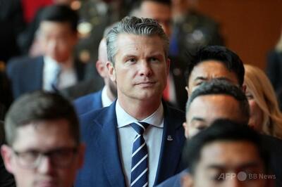 米中、軍事対話チャンネル再開で合意 ヘグセス米国防長官