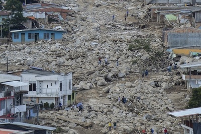 コロンビア土石流、子どもの死者102人以上に 町民の6割以上被災
