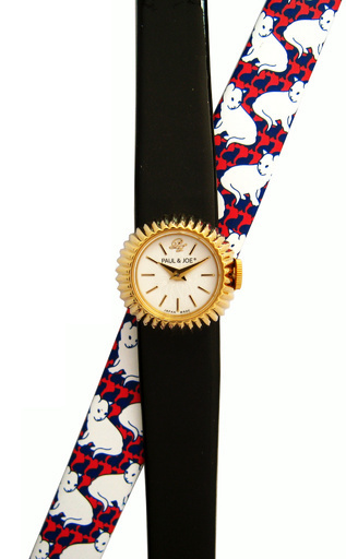 ファン待望の猫プリント、「ポール＆ジョー」新作時計10月発売