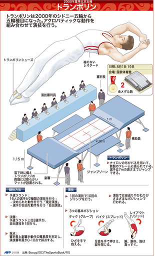 【図解】北京五輪種目・トランポリン