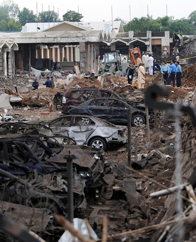 イスラマバードのホテル爆破テロ、アルカイダの犯行か