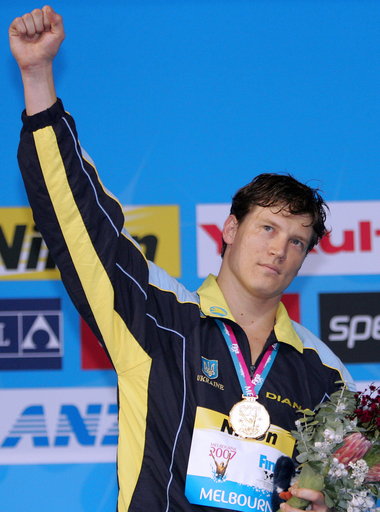 ＜第12回世界水泳選手権＞競泳、リソゴール 男子50メートル平泳ぎの表彰式に臨む - オーストラリア