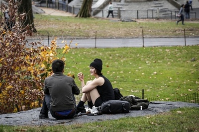 米ニューヨーク、過去最高気温のクリスマスイブに 