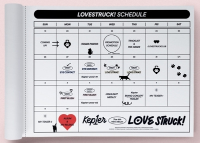 Kep1erがニューアルバムのプロモーション日程