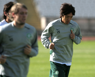 セルティック ベンフィカ戦に向け最終調整を行う