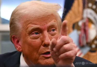 対カナダ・メキシコ25%関税、来月導入を検討 トランプ氏