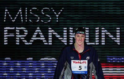 フランクリンが200m自由形で3つ目の金、第15回世界水泳