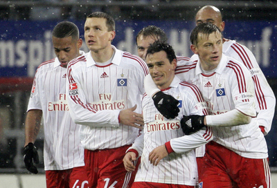 ハンブルガーSV ビーレフェルトに快勝し3位浮上