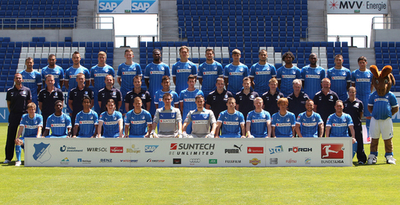 ホッフェンハイムがポートレート撮影、宇佐美も参加