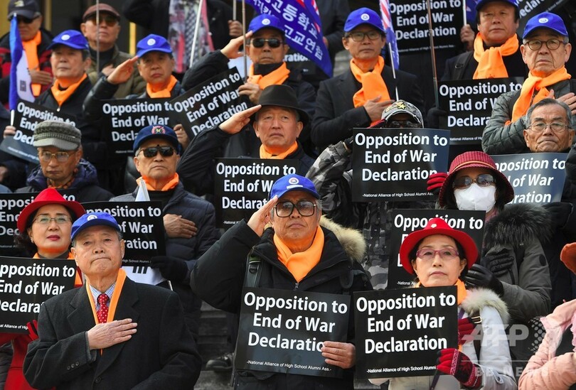 韓国・ソウルで反北朝鮮デモ