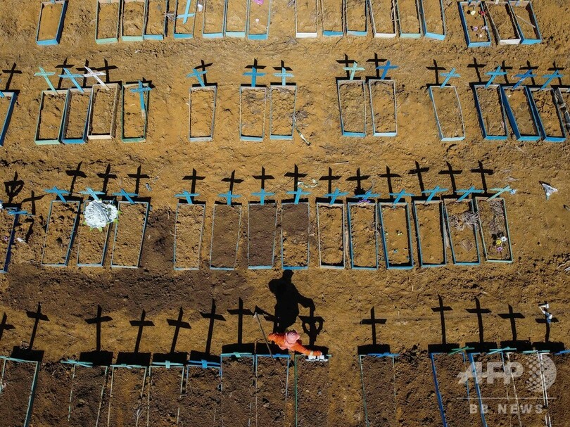 ブラジルのコロナ死者、3万人超え 感染拡大続く