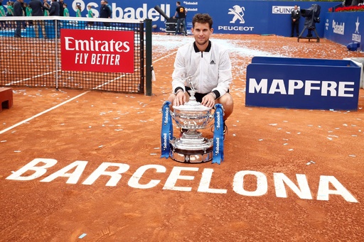 ティエムがバルセロナop優勝 ナダル撃破に続きメドベージェフ粉砕 写真15枚 国際ニュース Afpbb News