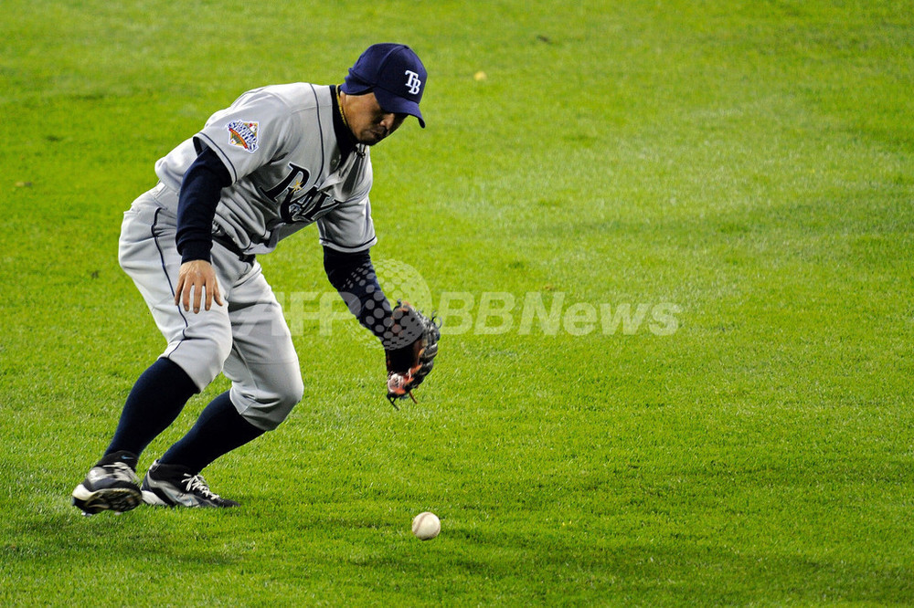 岩村 4打数2安打もワールドシリーズ敗退 写真2枚 国際ニュース：AFPBB News