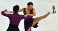 09-10フィギュアスケートGPシリーズ第2戦ロシア杯（%%2009 Cup of Russia%%）アイスダンス。合計78.39点で4位だったカナダのヴァネッサ・クローン（%%Vanessa Crone%%）／ポール・ポワリエ（%%Paul Poirier%%）。（2009年10月23日撮影）(c)AFP/YURI KADOBNOV