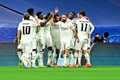 サッカー欧州チャンピオンズリーグ、グループF第2節、レアル・マドリード対RBライプツィヒ。ゴールを喜ぶレアル・マドリードの選手（2022年9月14日撮影）。(c)JAVIER SORIANO / AFP