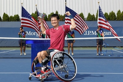 国枝慎吾が全米OP制覇 上地結衣は準優勝