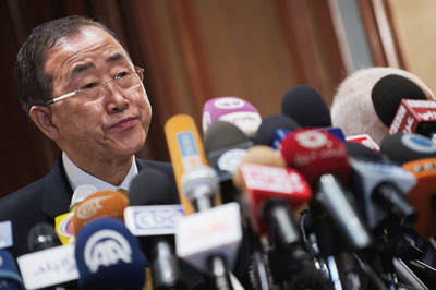 「すべての当事者は即時停戦を」ガザ衝突で潘国連総長