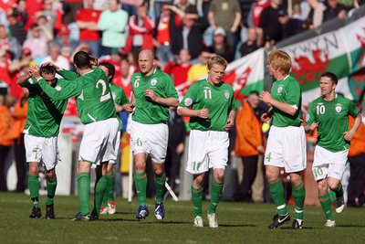 ＜サッカー 欧州選手権2008・予選＞アイルランド ホームでウェールズを降し3連勝 - アイルランド