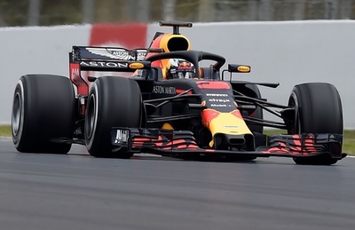 F1合同テスト開幕、レッドブルのリカルドが最速タイム計測