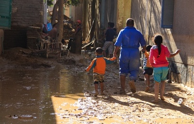 洪水の死者、18人に エジプト