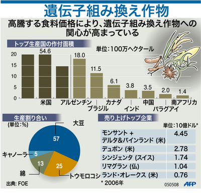 【図解】遺伝子組み換え作物