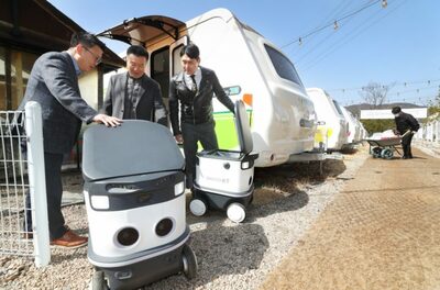 マンション、キャンプ場…広がるターゲット [KWレポート] 配達ロボットが家に上がる日(5)