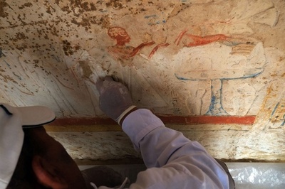 3000年前の古代エジプト軍人の墓を発掘、旧首都の重要性示唆