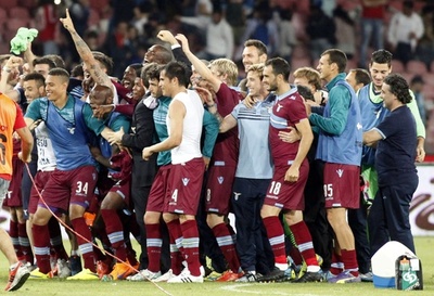 ラツィオが来季の欧州CL出場権を獲得、ナポリとの直接対決を制す