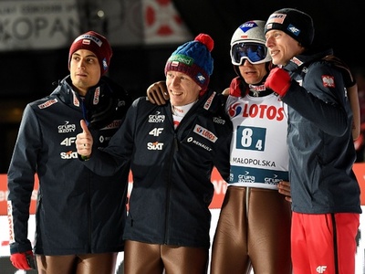 ポーランドが地元優勝、日本は5位 スキージャンプW杯男子団体