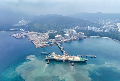 中国初のクロスボーダー人民元建て輸入液化天然ガス 荷卸し完了