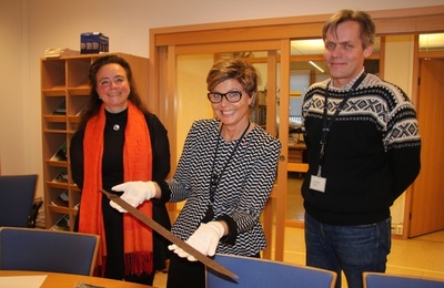 1200年前のバイキングの剣、ノルウェー山中で偶然発見